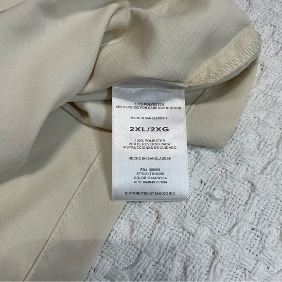 Habit Men's Solar Factor Shirt - Cream~ Size 2XL Fishing or Outdoors - Picture 4 of 12